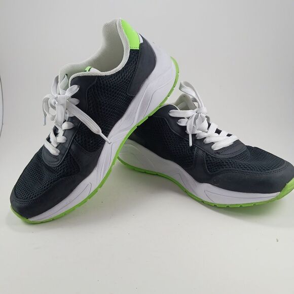 Tommy Hilfiger TMmartell- SS Athletic Shoe/ Sneaker Men\'s 8.5. Black/White/Green main image 12